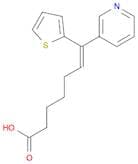 6-Heptenoic acid, 7-(3-pyridinyl)-7-(2-thienyl)-, (Z)-