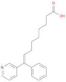 8-Nonenoic acid, 9-phenyl-9-(3-pyridinyl)-, (E)-