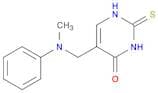 5-((Methyl(phenyl)amino)methyl)-2-thioxo-2,3-dihydropyrimidin-4(1H)-one