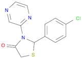 2-(3-(4-Chlorophenyl)pyrazin-2-yl)thiazolidin-4-one