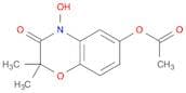 2H-1,4-Benzoxazin-3(4H)-one, 6-(acetyloxy)-4-hydroxy-2,2-dimethyl-