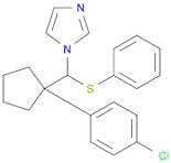 1H-Imidazole, 1-[[1-(4-chlorophenyl)cyclopentyl](phenylthio)methyl]-