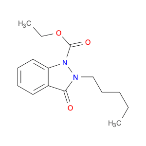 1H-Indazole-1-carboxylic acid, 2,3-dihydro-3-oxo-2-pentyl-, ethyl ester