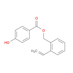 Benzoic acid, 4-hydroxy-, (ethenylphenyl)methyl ester