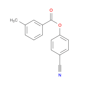 Benzoic acid, 3-methyl-, 4-cyanophenyl ester