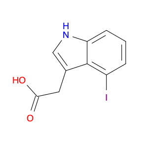 1H-Indole-3-aceticacid, 4-iodo-