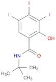Benzamide, N-(1,1-dimethylethyl)-2-hydroxy-3,4,5-triiodo-