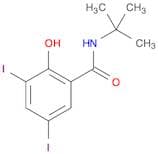 Benzamide, N-(1,1-dimethylethyl)-2-hydroxy-3,5-diiodo-