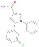 1H-1,2,4-Triazole-3-carboxamide, 5-(3-chlorophenyl)-1-phenyl-
