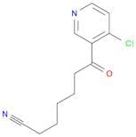 7-(4-Chloro-3-pyridyl)-7-oxoheptanenitrile