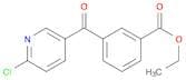 2-Chloro-5-(3-ethoxycarbonylbenzoyl)pyridine