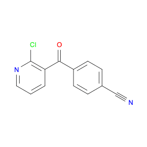 2-chloro-3-(4-cyanobenzoyl)pyridine