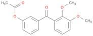 3-Acetoxy-2',3'-dimethoxybenzophenone