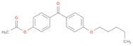 4-Acetoxy-4'-pentyloxybenzophenone
