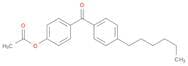 4-Acetoxy-4'-hexylbenzophenone
