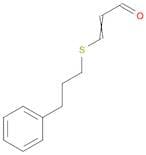 2-Propenal, 3-[(3-phenylpropyl)thio]-