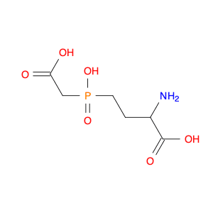 Butanoic acid, 2-amino-4-[(carboxymethyl)hydroxyphosphinyl]-