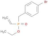 Phosphinic acid, [(4-bromophenyl)methyl]ethenyl-, ethyl ester