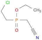 Phosphinic acid, (2-chloroethyl)(cyanomethyl)-, ethyl ester