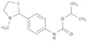 Carbamic acid, [4-(3-methyl-2-thiazolidinyl)phenyl]-, 1-methylethyl ester