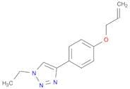 1H-1,2,3-Triazole, 1-ethyl-4-[4-(2-propenyloxy)phenyl]-