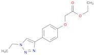 Acetic acid, [4-(1-ethyl-1H-1,2,3-triazol-4-yl)phenoxy]-, ethyl ester