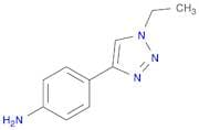 Benzenamine, 4-(1-ethyl-1H-1,2,3-triazol-4-yl)-