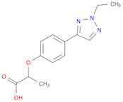 Propanoic acid, 2-[4-(2-ethyl-2H-1,2,3-triazol-4-yl)phenoxy]-