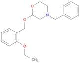 Morpholine, 2-[(2-ethoxyphenyl)methoxy]-4-(phenylmethyl)-