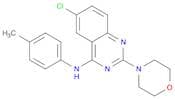 6-Chloro-2-morpholino-N-(p-tolyl)quinazolin-4-amine