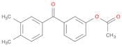 3-Acetoxy-3',4'-dimethylbenzophenone