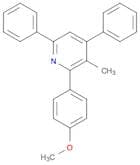 Pyridine, 2-(4-methoxyphenyl)-3-methyl-4,6-diphenyl-