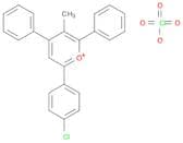 Pyrylium, 6-(4-chlorophenyl)-3-methyl-2,4-diphenyl-, perchlorate