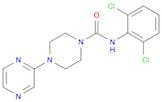 1-Piperazinecarboxamide, N-(2,6-dichlorophenyl)-4-pyrazinyl-