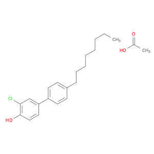[1,1'-Biphenyl]-4-ol, 3-chloro-4'-octyl-, acetate