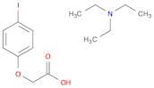 Acetic acid, (4-iodophenoxy)-, compd. with N,N-diethylethanamine(1:1)
