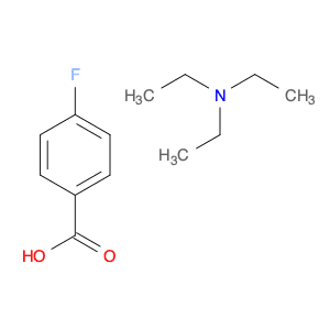 Benzoic acid, 4-fluoro-, compd. with N,N-diethylethanamine (1:1)