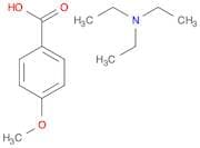 Benzoic acid, 4-methoxy-, compd. with N,N-diethylethanamine (1:1)