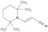 2-Propenenitrile, 3-(2,2,6,6-tetramethyl-1-piperidinyl)-, (E)-