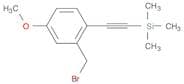 Silane, [[2-(bromomethyl)-4-methoxyphenyl]ethynyl]trimethyl-