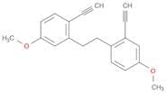 Benzene, 1-ethynyl-2-[2-(2-ethynyl-4-methoxyphenyl)ethyl]-4-methoxy-