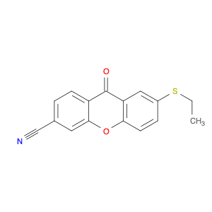 9H-Xanthene-3-carbonitrile, 7-(ethylthio)-9-oxo-