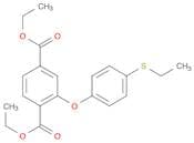 1,4-Benzenedicarboxylic acid, 2-[4-(ethylthio)phenoxy]-, diethyl ester