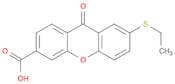9H-Xanthene-3-carboxylic acid, 7-(ethylthio)-9-oxo-