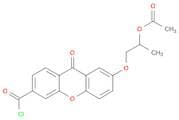 9H-Xanthene-3-carbonyl chloride, 7-[2-(acetyloxy)propoxy]-9-oxo-