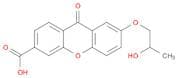 9H-Xanthene-3-carboxylic acid, 7-(2-hydroxypropoxy)-9-oxo-