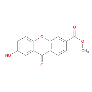 9H-Xanthene-3-carboxylic acid, 7-hydroxy-9-oxo-, methyl ester