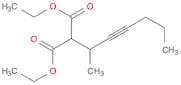 Propanedioic acid, (1-methyl-2-hexynyl)-, diethyl ester