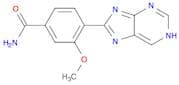 Benzamide, 3-methoxy-4-(1H-purin-8-yl)-