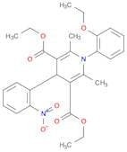 DIETHYL 2,6-DIMETHYL-1-(ETHOXYPHENYL)-4-(2-NITROPHENYL)-1,4-DIHYDRO-3,5-PYRIDINEDICARBOXYLATE
